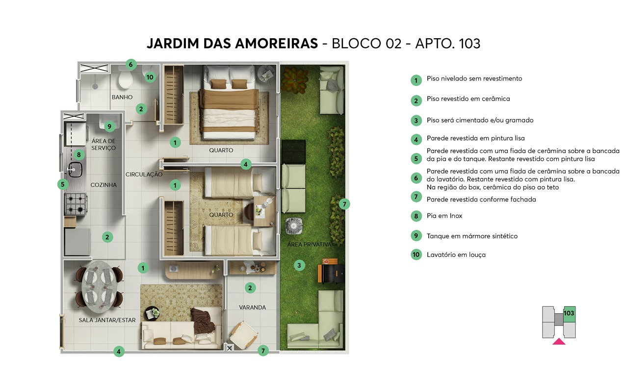 Imagem Apartamento com 2 Quartos à Venda, 45 m²em Cosmos - Rio de Janeiro