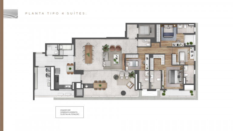 Imagem Apartamento com 4 Quartos à Venda, 223 m² em Brooklin Paulista - São Paulo