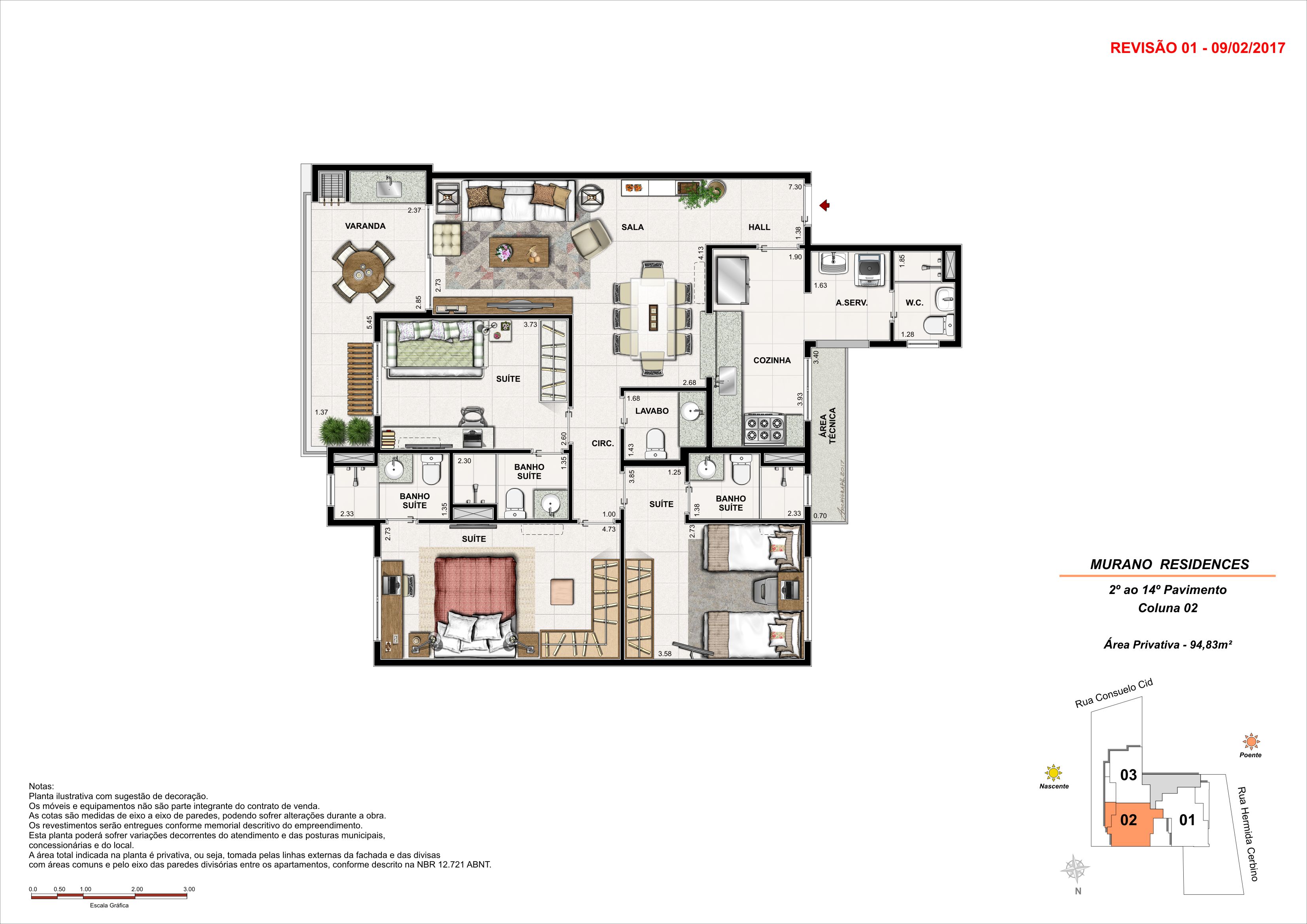 Imagem Apartamento com 3 Quartos à Venda, 96 m² em Alvarez - Nova Iguaçu Imagem Apartamento com 3 Quartos à Venda, 96 m² em Alvarez - Nova Iguaçu