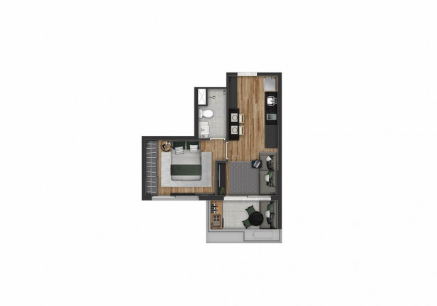 Imagem Studio com 1 Quarto à Venda, 25 m² em Vila Mariana - São Paulo Imagem Studio com 1 Quarto à Venda, 25 m² em Vila Mariana - São Paulo