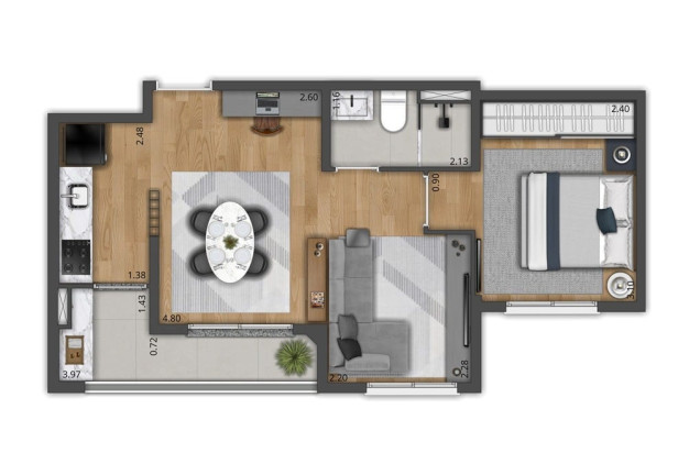 Imagem Apartamento com 1 Quarto à Venda, 39 m² em Alto De Pinheiros - São Paulo Imagem Apartamento com 1 Quarto à Venda, 39 m² em Alto De Pinheiros - São Paulo