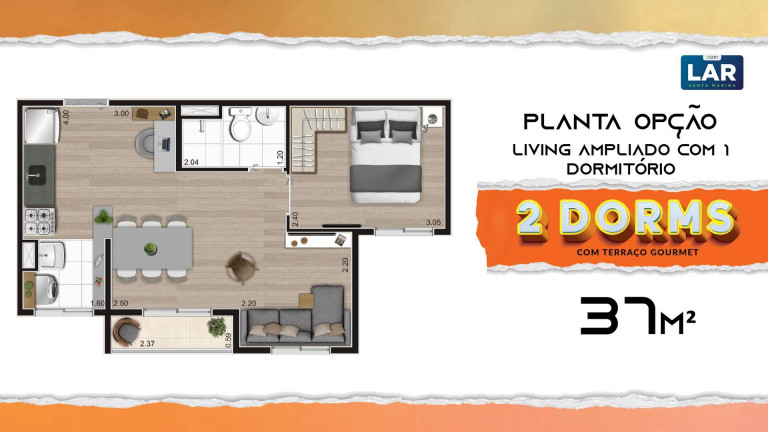 Imagem Apartamento com 2 Quartos à Venda,  em Barra Funda - São Paulo