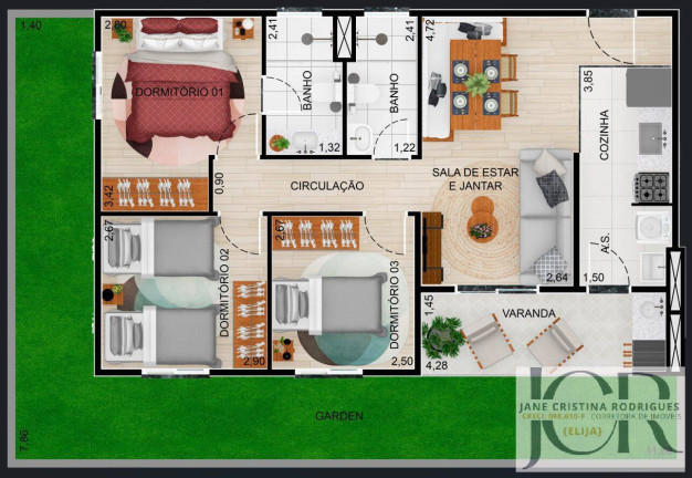 Imagem Apartamento com 3 Quartos à Venda, 67 m² em Chacara Ondas Verdes - Cotia Imagem Apartamento com 3 Quartos à Venda, 67 m² em Chacara Ondas Verdes - Cotia