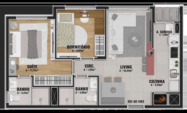 Imagem Apartamento com 2 Quartos à Venda, 61 m² em Jardim Botânico - Porto Alegre