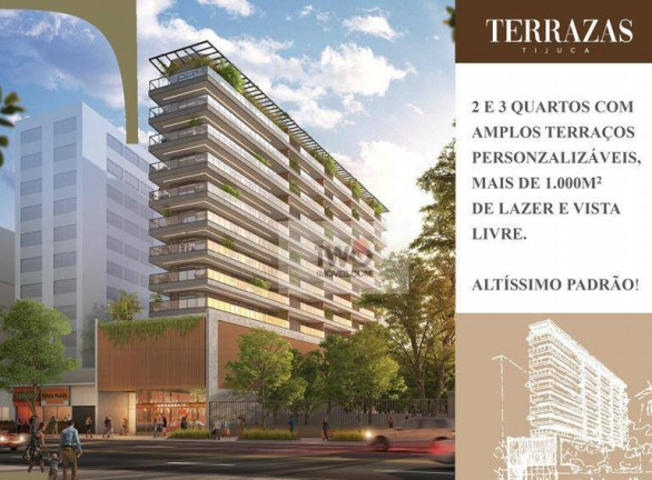Imagem Apartamento com 2 Quartos à Venda, 75 m² em Tijuca - Rio De Janeiro