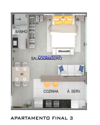 Imagem Flat com 1 Quarto à Venda, 38 m² em Vila São Luiz (centro) - Barueri Imagem Flat com 1 Quarto à Venda, 38 m² em Vila São Luiz (centro) - Barueri