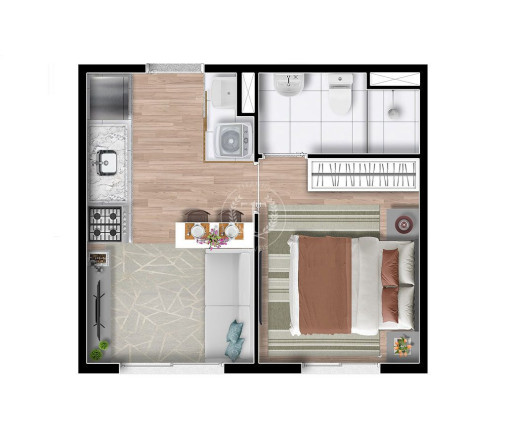 Imagem Apartamento com 1 Quarto à Venda, 25 m² em Vila Parque Jabaquara - São Paulo Imagem Apartamento com 1 Quarto à Venda, 25 m² em Vila Parque Jabaquara - São Paulo