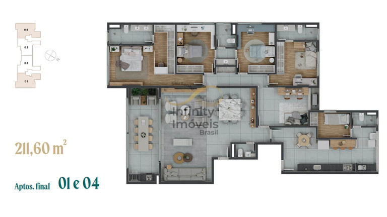 Imagem Apartamento com 4 Quartos à Venda, 211 m² em Serra Do Curral Del Rey - Nova Lima Imagem Apartamento com 4 Quartos à Venda, 211 m² em Serra Do Curral Del Rey - Nova Lima