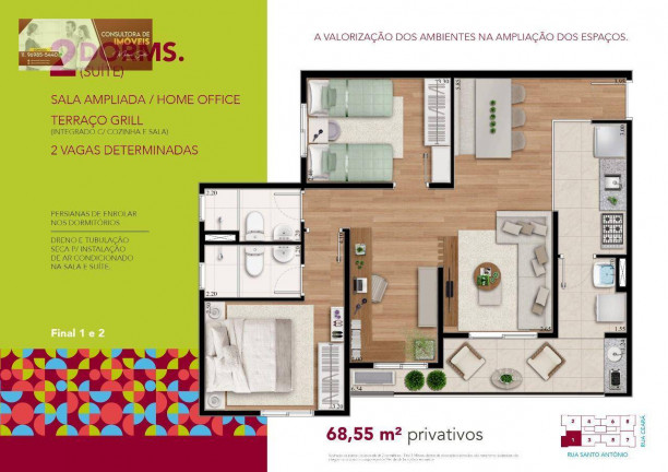 Imagem Apartamento com 3 Quartos à Venda, 68 m² em Vila Galvão - Guarulhos Imagem Apartamento com 3 Quartos à Venda, 68 m² em Vila Galvão - Guarulhos