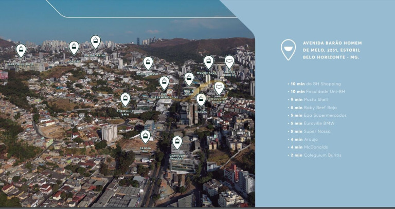Imagem Apartamento com 2 Quartos à Venda, 59 m² em Serra - Belo Horizonte