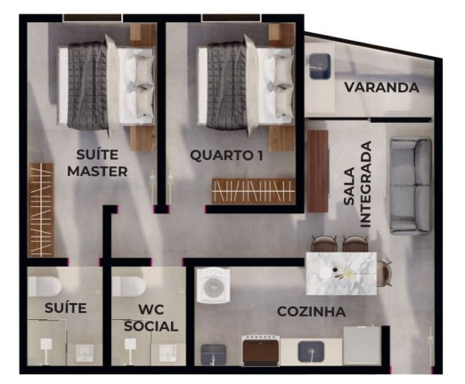 Imagem Cobertura com 2 Quartos à Venda, 131 m² em Ponta De Matos - Cabedelo Imagem Cobertura com 2 Quartos à Venda, 131 m² em Ponta De Matos - Cabedelo