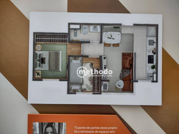 Imagem Apartamento com 2 Quartos à Venda, 57 m² em Mansões Santo Antônio - Campinas Imagem Apartamento com 2 Quartos à Venda, 57 m² em Mansões Santo Antônio - Campinas