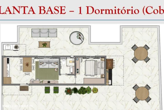 Imagem Apartamento com 1 Quarto à Venda, 138 m² em Remédios - Osasco