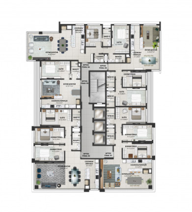 Imagem Apartamento com 2 Quartos à Venda, 78 m² em Centro - Torres Imagem Apartamento com 2 Quartos à Venda, 78 m² em Centro - Torres