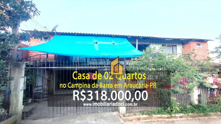 Imagem Casa com 2 Quartos à Venda, 96 m² em Campina Da Barra - Araucária