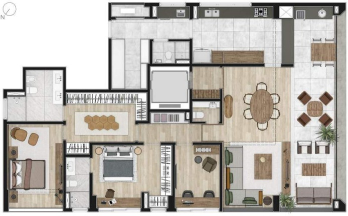 Imagem Apartamento com 2 Quartos à Venda, 137 m² em Pinheiros - São Paulo