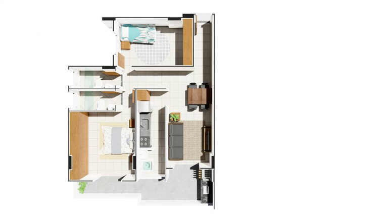 Imagem Apartamento com 2 Quartos à Venda, 75 m² em Caicara - Praia Grande