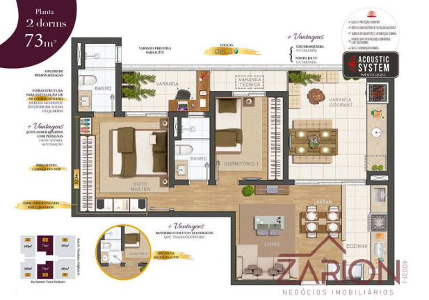 Imagem Apartamento com 3 Quartos à Venda, 73 m² em Parque Residencial Aquarius - São José Dos Campos Imagem Apartamento com 3 Quartos à Venda, 73 m² em Parque Residencial Aquarius - São José Dos Campos
