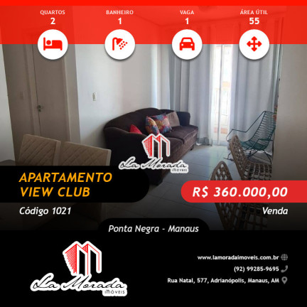 Imagem Apartamento com 2 Quartos à Venda, 55 m² em Ponta Negra - Manaus Imagem Apartamento com 2 Quartos à Venda, 55 m² em Ponta Negra - Manaus