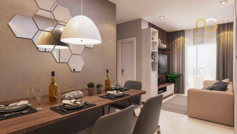 Apartamento com 2 Quartos à Venda, 57 m² em Boqueirão - Praia Grande