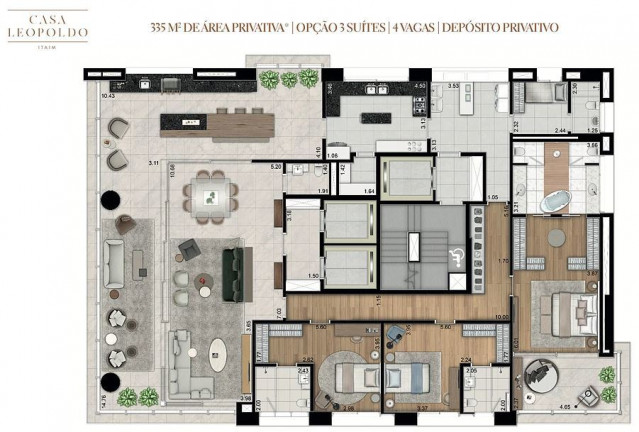 Imagem Apartamento com 4 Quartos à Venda, 335 m² em Itaim Bibi - São Paulo Imagem Apartamento com 4 Quartos à Venda, 335 m² em Itaim Bibi - São Paulo