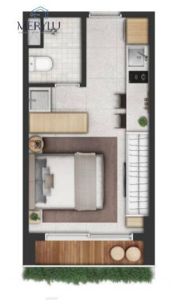 Imagem Apartamento com 1 Quarto à Venda, 22 m² em Indianópolis - São Paulo Imagem Apartamento com 1 Quarto à Venda, 22 m² em Indianópolis - São Paulo