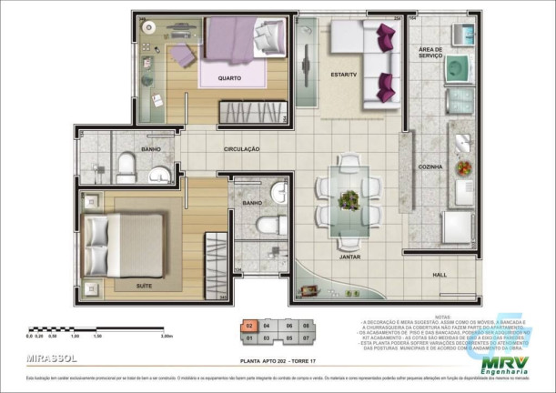 Imagem Apartamento com 2 Quartos à Venda, 55 m² em Loteamento Mogilar - Mogi Das Cruzes