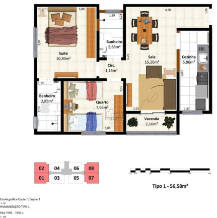 Imagem Apartamento com 2 Quartos à Venda, 51 m² em água Limpa - Volta Redonda Imagem Apartamento com 2 Quartos à Venda, 51 m² em água Limpa - Volta Redonda