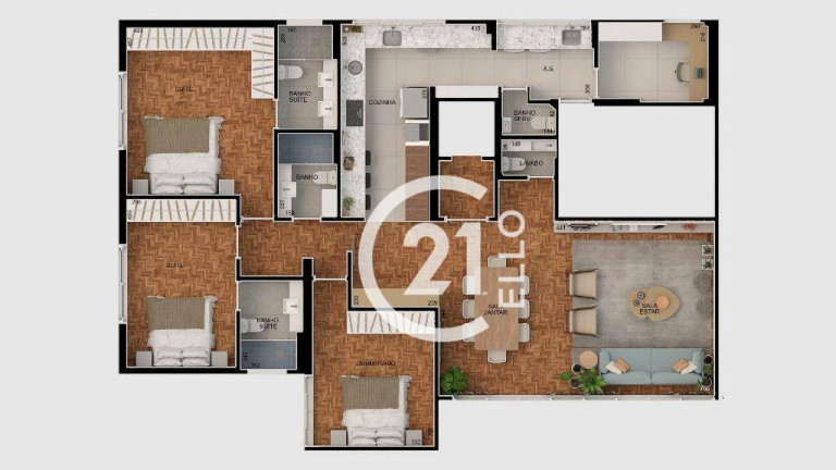Imagem Apartamento com 3 Quartos à Venda, 155 m² em Paraíso - São Paulo Imagem Apartamento com 3 Quartos à Venda, 155 m² em Paraíso - São Paulo