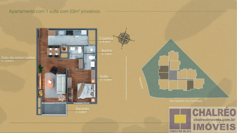 Imagem Imóvel com 3 Quartos à Venda, 115 m² em Candiago - Gramado