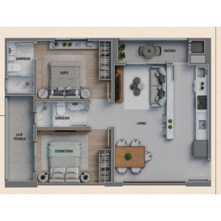 Imagem Apartamento com 2 Quartos à Venda, 70 m² em Praia Brava - Itajaí Imagem Apartamento com 2 Quartos à Venda, 70 m² em Praia Brava - Itajaí