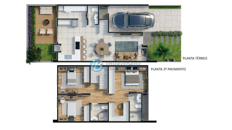 Imagem Sobrado com 3 Quartos à Venda, 112 m² em Atuba - Curitiba Imagem Sobrado com 3 Quartos à Venda, 112 m² em Atuba - Curitiba