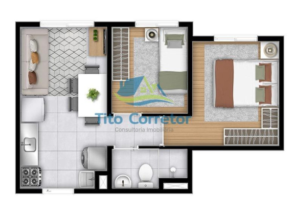 Imagem Apartamento com 2 Quartos à Venda, 33 m² em Engenheiro Goulart - São Paulo