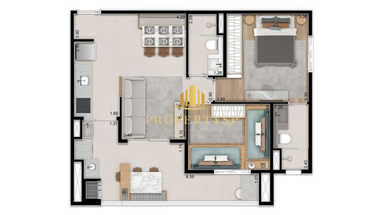 Imagem Apartamento com 2 Quartos à Venda, 63 m² em Alto Da Lapa - São Paulo