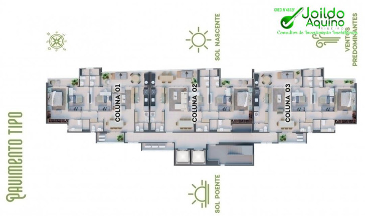 Imagem Apartamento com 3 Quartos à Venda, 112 m² em Aldeota - Fortaleza