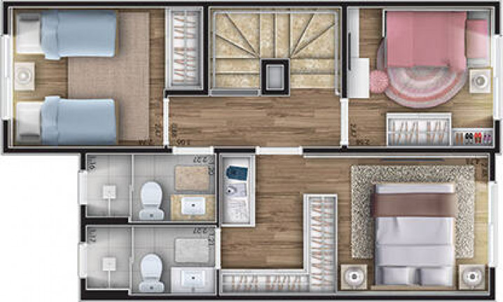 Imagem Casa com 3 Quartos à Venda, 92 m² em Betel - Paulínia Imagem Casa com 3 Quartos à Venda, 92 m² em Betel - Paulínia