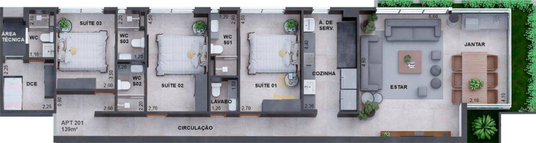 Imagem Apartamento com 2 Quartos à Venda, 168 m² em Cabo Branco - João Pessoa Imagem Apartamento com 2 Quartos à Venda, 168 m² em Cabo Branco - João Pessoa