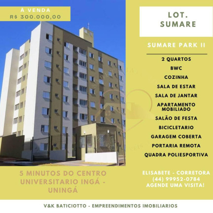 Imagem Apartamento com 2 Quartos à Venda, em Jardim Sumare Imagem Apartamento com 2 Quartos à Venda, em Jardim Sumare