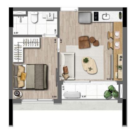Imagem Apartamento com 2 Quartos à Venda, 65 m² em Indianópolis - São Paulo Imagem Apartamento com 2 Quartos à Venda, 65 m² em Indianópolis - São Paulo