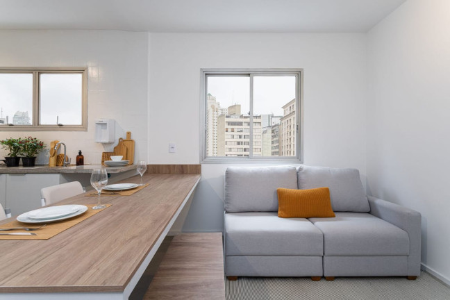 Imagem Apartamento com 1 Quarto para Alugar, 32 m² em Consolação - São Paulo Imagem Apartamento com 1 Quarto para Alugar, 32 m² em Consolação - São Paulo