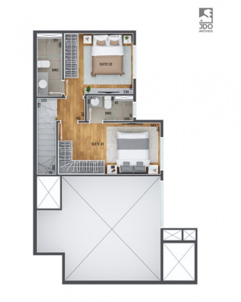Imagem Apartamento com 2 Quartos à Venda, 173 m² em água Verde - Curitiba Imagem Apartamento com 2 Quartos à Venda, 173 m² em água Verde - Curitiba