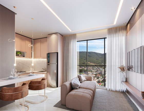 Imagem Apartamento com 1 Quarto à Venda, 37 m² em Porto Belo - Porto Belo
