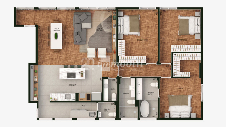 Apartamento com 3 Quartos à Venda, 155 m² em Higienópolis - São Paulo