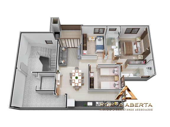 Imagem Apartamento com 3 Quartos à Venda, 89 m² em Iguaçu - Ipatinga