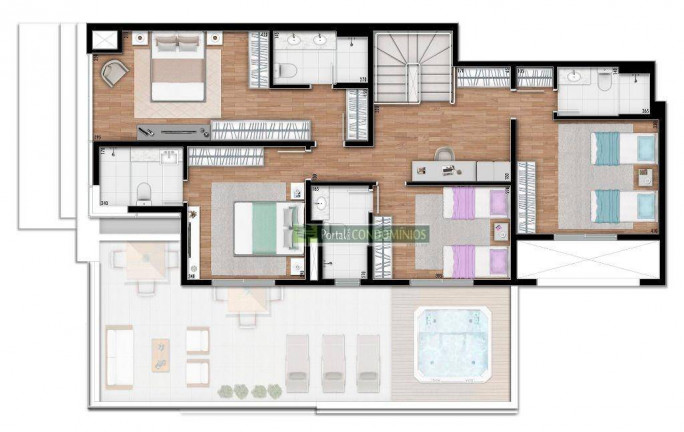 Imagem Cobertura com 4 Quartos à Venda, 203 m² em Bigorrilho - Curitiba