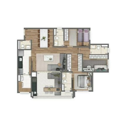 Imagem Apartamento com 3 Quartos à Venda, 110 m² em Tatuapé - São Paulo