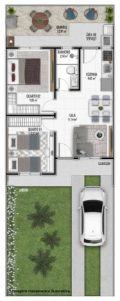 Imagem Casa com 2 Quartos à Venda, 42 m² em Estados - Fazenda Rio Grande Imagem Casa com 2 Quartos à Venda, 42 m² em Estados - Fazenda Rio Grande