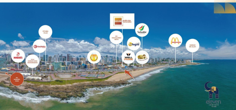 Apartamento com 1 Quarto à Venda, 19 m² em Pituba - Salvador