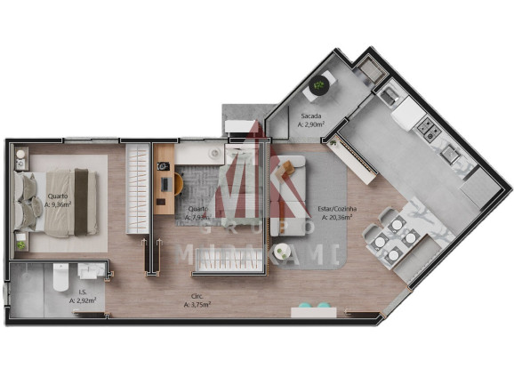 Imagem Imóvel com 2 Quartos à Venda, 54 m² em Vila Emília - Maringá Imagem Imóvel com 2 Quartos à Venda, 54 m² em Vila Emília - Maringá