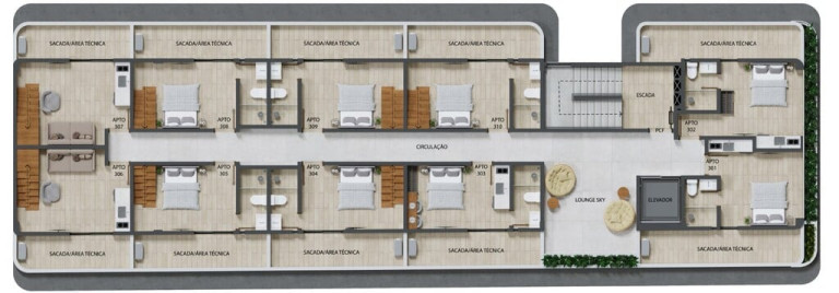 Imagem Apartamento com 1 Quarto à Venda, 27 m² em Bessa - João Pessoa Imagem Apartamento com 1 Quarto à Venda, 27 m² em Bessa - João Pessoa